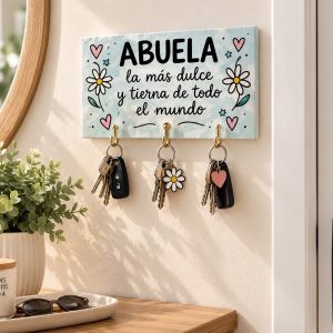 Porta llaves con diseños coloridos 10x15 cms. (PLC#01)